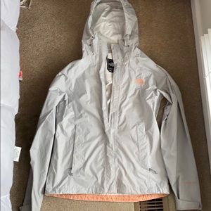 new North face rain jacket